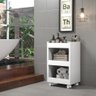Fruteira Armário Balcão Cozinha Branco Multiuso De Chão Branca Com Rodas AJL Carrinho multiuso - 2
