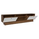 Ver mais imagens de Rack para Tv até 80 Polegadas 218 Cm 2 Portas Rustic/branco Vik Madesa