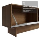 Ver imagem 6 de Rack para Tv até 80 Polegadas 218 Cm 2 Portas Rustic/branco Vik Madesa