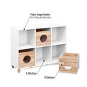 Ver imagem 3 de Estante Infantil Casinha para Brinquedos - Carvalho