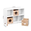 Ver imagem 4 de Estante Infantil Casinha para Brinquedos - Carvalho