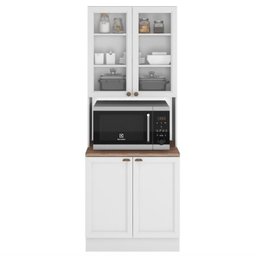 Cozinha Completa 4 Peças 10 Portas 2 Gavetas 1 Nicho para Forno Unna Espresso Móveis - 2 Cozinha Completa 4 Peças 10 Portas 2 Gavetas 1 Nicho para Forno Unna Espresso Móveis - 2