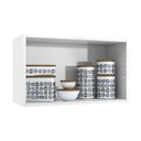 Ver imagem 3 de Armário de Cozinha de Aço Aéreo Duplo 70cm Rose Multimóveis CR6086 Branco
