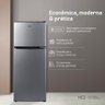 Geladeira Refrigerador Compacto Hq Defrost 140 Litros Preto/inox Hq-140rdf - 127v - 6