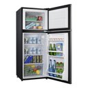 Ver imagem 2 de Geladeira Refrigerador Compacto Hq Defrost 140 Litros Preto/inox Hq-140rdf - 127v