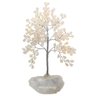 Árvore de Pedra Cristais Quartzo Rosa Pedra Natural 20cm - 1