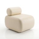 Ver imagem 5 de Poltrona para Sala KIT2 Orgânica 60 cm Base Fixa Zarah Sintetico PU D03 - D'Rossi