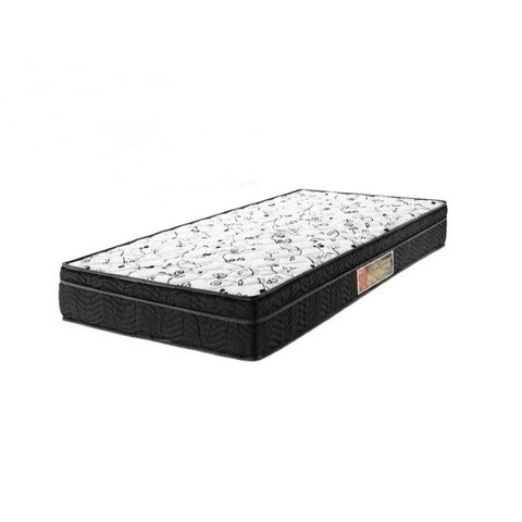 Cama Box Baú Solteiro Conforto Suede Bege + Colchão Solteiro Conforto Espuma D23 20x88x188