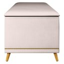 Ver imagem 6 de Calçadeira Baú Queen 160cm Imperial J02 Suede Bege - Mpozenato