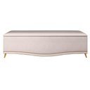 Ver imagem 3 de Calçadeira Baú Queen 160cm Imperial J02 Suede Bege - Mpozenato