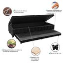 Ver imagem 4 de Box Baú com Cama Auxiliar Solteiro 46cm x 88cm Imperatriz Preto
