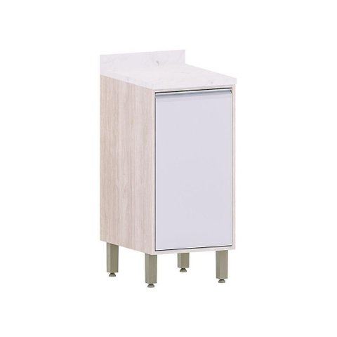 Balcão de Cozinha com Tampo 40 Cm 1 Porta Art Luciane Móveis