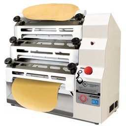 Cilindro Laminador Elétrico 6 Rolos com Regulador de Velocidade Bivolt 400x57mm 1/2cv 50/60 HZ Saro Branco - 3