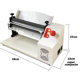 Cilindro Laminador Elétrico Antiaderente com Regulador de Velocidade Bivolt 400x57mm 1/3cv 50/60 HZ Branco - 5