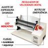 Cilindro Laminador Elétrico Antiaderente com Regulador de Velocidade Bivolt 400x57mm 1/3cv 50/60 HZ Branco - 6