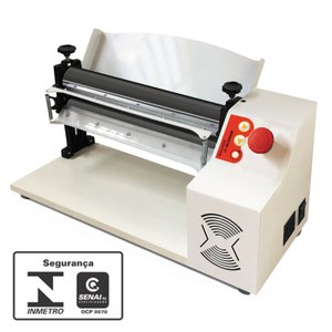 Cilindro Laminador Elétrico Antiaderente com Regulador de Velocidade Bivolt 400x57mm 1/3cv 50/60 HZ Branco