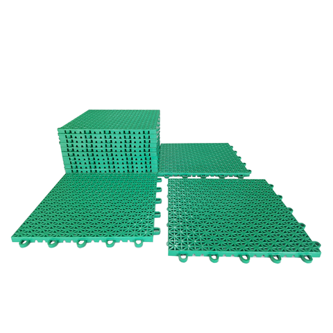 Piso Modular Automotivo Garagem Verde (01 M2)