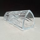 Ver imagem 2 de Vaso Decorativo Enfeite Planta Triangular Eco Crystal 17x6x6cm Transparente