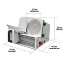 Ver imagem 4 de Fatiador de Frios Semi Automático 1/3cv 200mm Bivolt Saro Inox