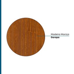 Cristaleira Madeira Maciça 2 Portas 4 Prateleiras Rinno  - 5
