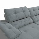 Ver imagem 5 de Sofá Cama Kappesberg Stelo Linho Cinza 230cm