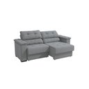 Ver mais imagens de Sofá Cama Kappesberg Stelo Linho Cinza 230cm