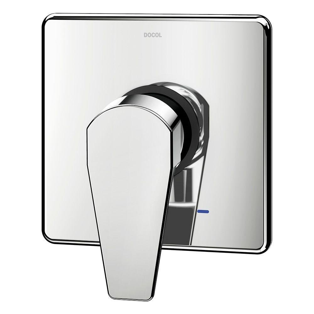 Acabamento Monocomando para Chuveiro Docol Lift para Base Deca 961806 1-2" e 3-4" Cromado - 2