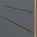 Ver imagem 7 de Cozinha Modulada 2 Peças 3 Portas 3 Gavetas 100% MDF Louro Freijó e Argila Viena