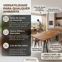 Ver imagem 4 de Tampo Madeira Teca para Mesa 4 Lugares Escrivaninha 110x80