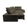 Sofá de Canto Amsterdam Molas Retrátil Reclinável - king house - 5