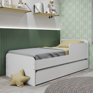 Bicama Infantil Com Protecao Lateral Caracol 