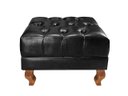 Ver imagem 6 de Sofá Namoradeira 2 Lugares Chesterfield Duquesa Com Puff Para Sala, Recepção - Courissimo Preto