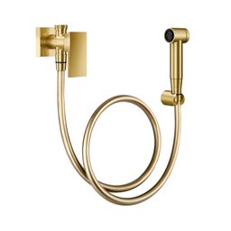 Ducha Higiênica New Edge com Derivação Ouro Escovado - Docol - 1