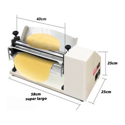 Cilindro Laminador Elétrico Standart Bivolt 400x57mm 1/3cv 50/60 HZ com Cortador Talharim R-CORT Sar Branco - 4
