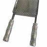 Grelha Luxo Borda Alta Para Legumes Vegetais Coração Carne Grelha Inox Furação 0,5 Cabo - 4