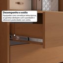 Ver imagem 4 de Guarda Roupa Solteiro Crrui-GRP120 4 Portas 3 Gavetas MDP Madeirado-Cinza Multimóveis
