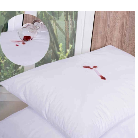 Fronha Impermeavél com Zíper para Travesseiro 2 Peças:branco