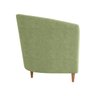 Poltrona Decorativa Gisely Boucle:boucle Verde Oliva - 3