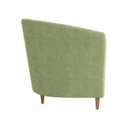 Ver imagem 3 de Poltrona Decorativa Gisely Boucle:boucle Verde Oliva