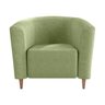 Poltrona Decorativa Gisely Boucle:boucle Verde Oliva - 2