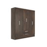 Guarda Roupa Casal 6 Portas 2 Gavetas Pinheiro Espresso Móveis  - 3