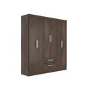 Ver imagem 3 de Guarda Roupa Casal 6 Portas 2 Gavetas Pinheiro Espresso Móveis