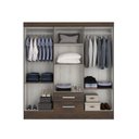 Ver imagem 2 de Guarda Roupa Casal 6 Portas 2 Gavetas Pinheiro Espresso Móveis