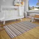 Ver imagem 1 de Tapete Katmandu Sala Quarto 200x300 Conforto Decorativo - Off White Palha e Bege