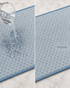 Ver imagem 7 de Tapete Aparador Louça Escorredor Alta Absorção 45x40 cm:Azul Claro