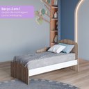 Ver imagem 6 de Quarto de Bebê Completo Bala de Menta 5 Gavetas Rústico/branco - Henn