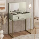 Ver imagem 1 de Penteadeira Industrial Lady 1 Gaveta Off White - Olivar Móveis