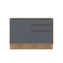 Ver imagem 6 de Cozinha Modulada 4 Peças 8 Portas 3 Gavetas com Divisor de Talheres 1 Nicho para Forno Viena 