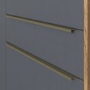 Ver imagem 7 de Cozinha Modulada 4 Peças 8 Portas 3 Gavetas com Divisor de Talheres 1 Nicho para Forno Viena Cinza