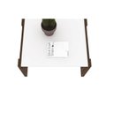 Ver imagem 5 de Mesa Centro Sala AZ1022 Branco/Nogal - Tecno Mobili